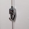 The Gallery System Push Button Hook on Stainless Steel Cable Close Up